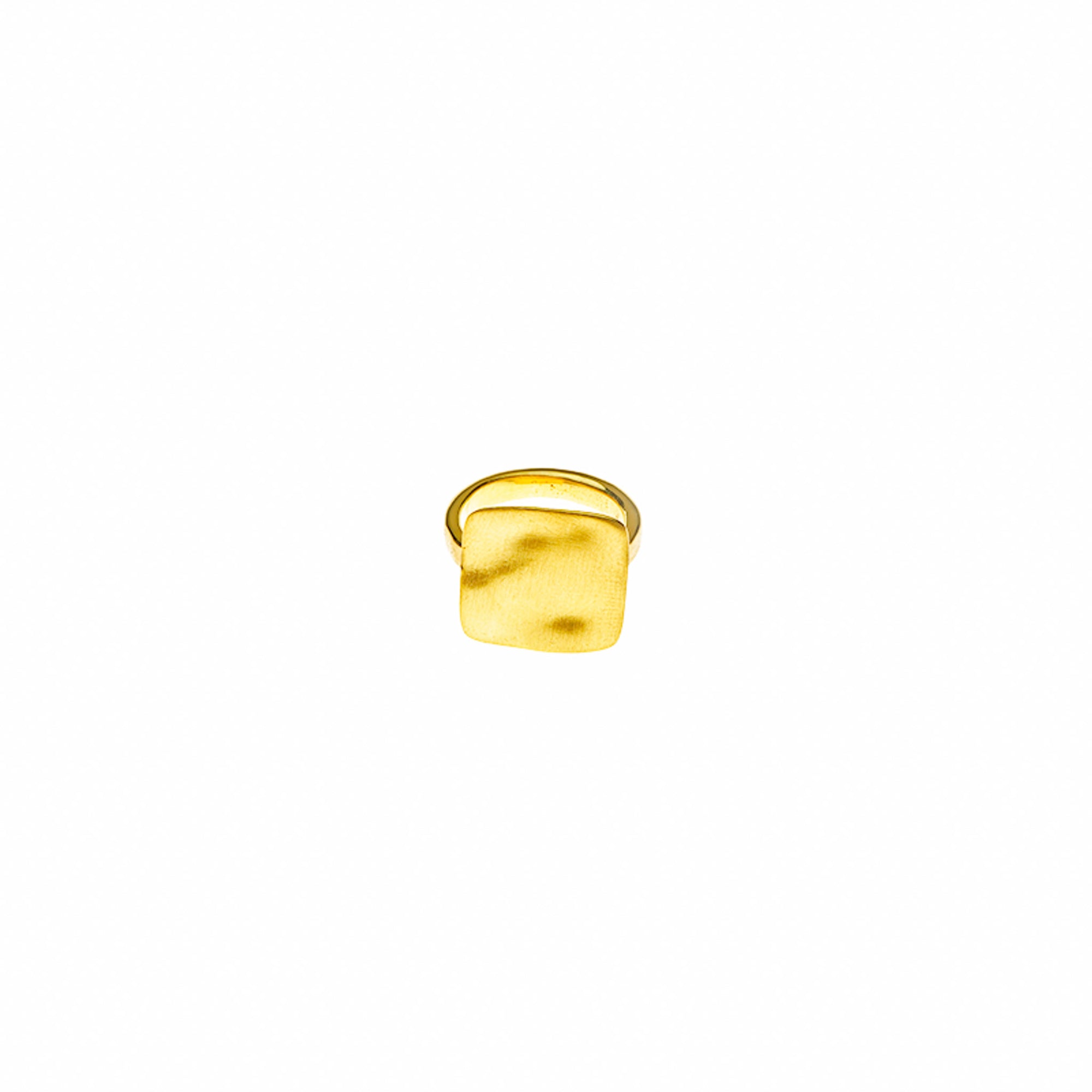 Anello Piccolo, Brillante e Scintillante da Donna in Argento 925 Design Quadrato 1