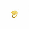 Anello Piccolo, Brillante e Scintillante da Donna in Argento 925 Design Quadrato