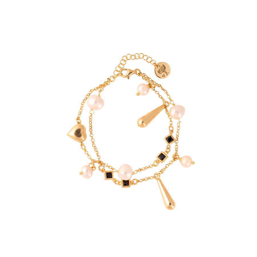 BRACCIALE GOCCE DI VITAE CON CUORE