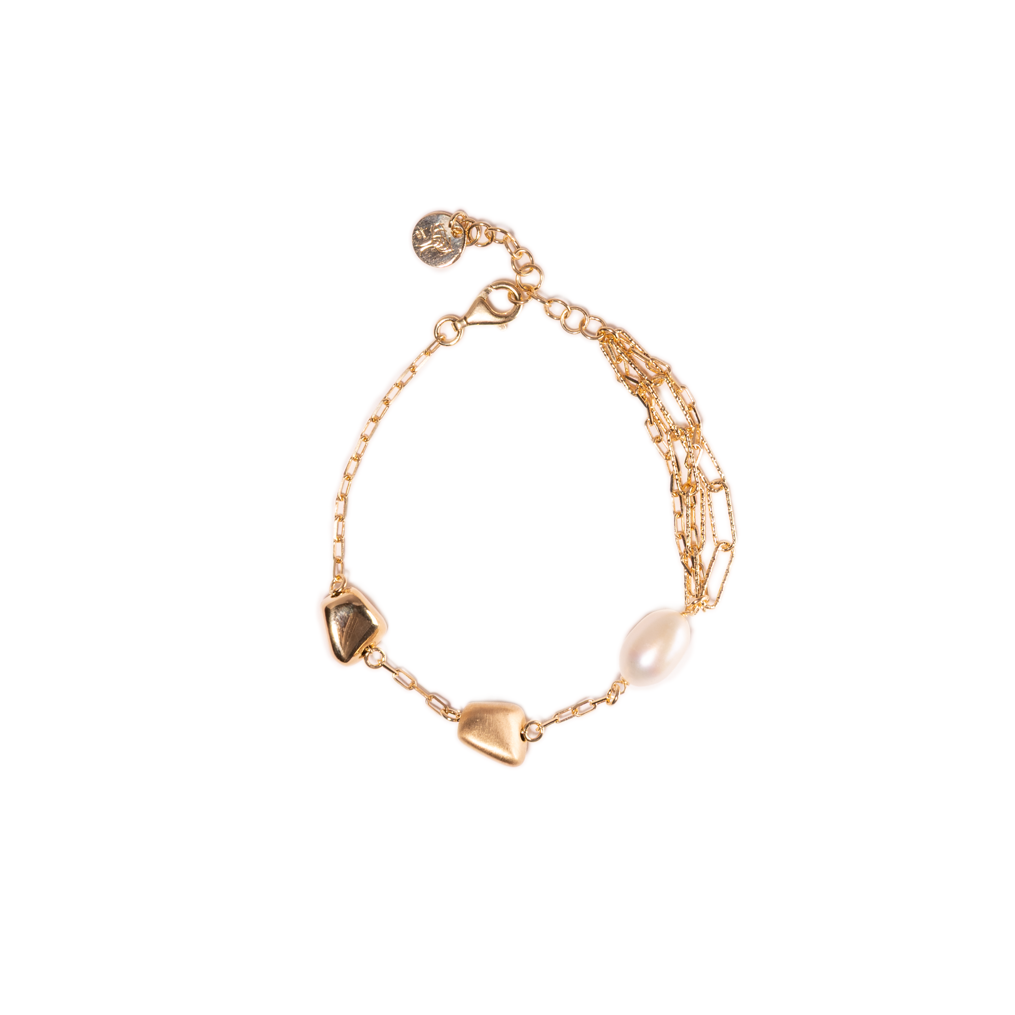 BRACCIALE CAREZZE DI VITAE CON PERLE E 3 ELEMENTI