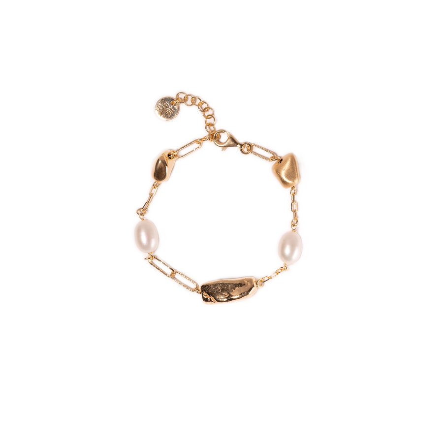 BRACCIALE CAREZZE DI VITAE CON PERLE E 5 ELEMENTI
