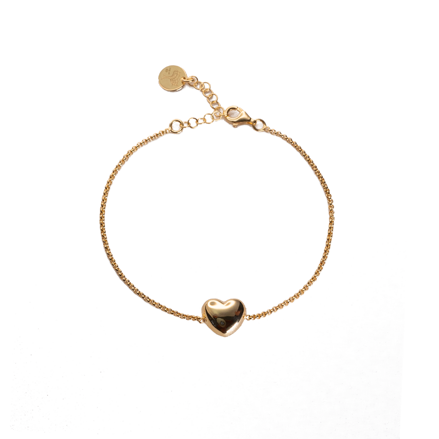 BRACCIALE CUORE BOMBATO