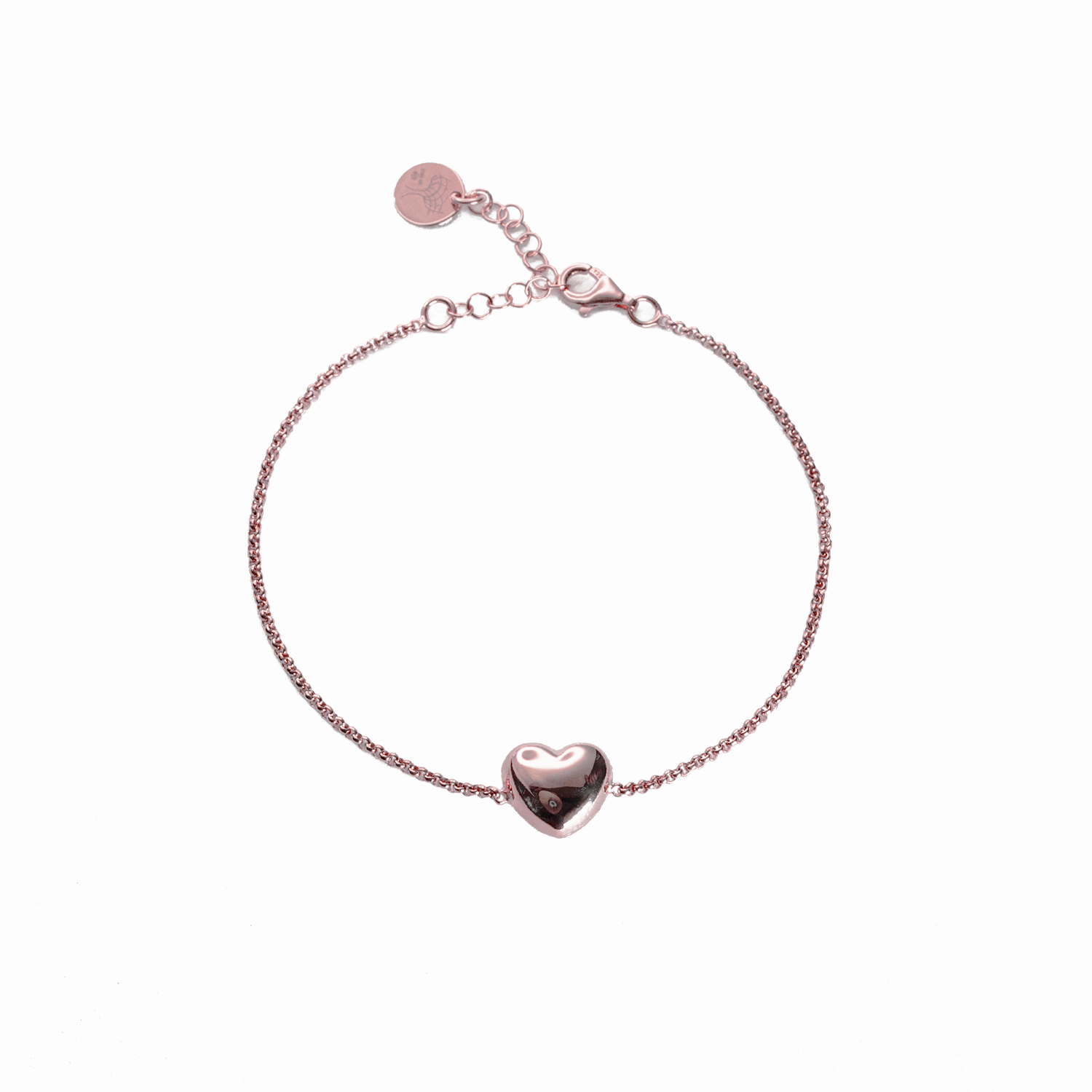 BRACCIALE CUORE BOMBATO