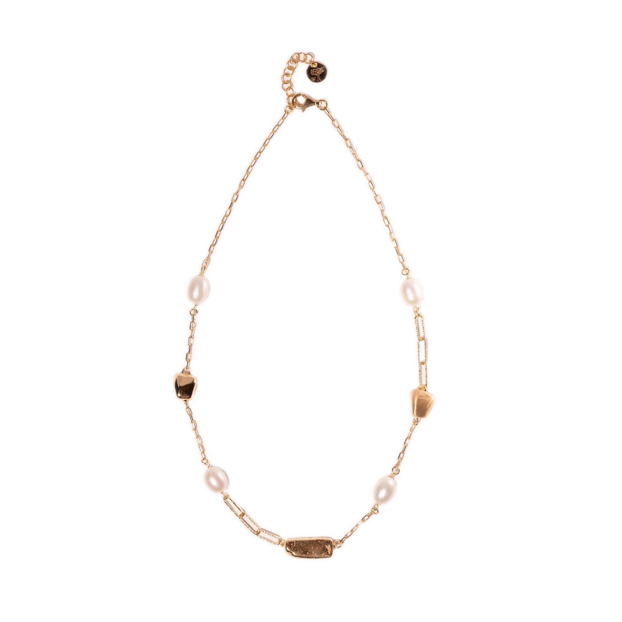 COLLANA CAREZZE DI VITAE CON PERLE