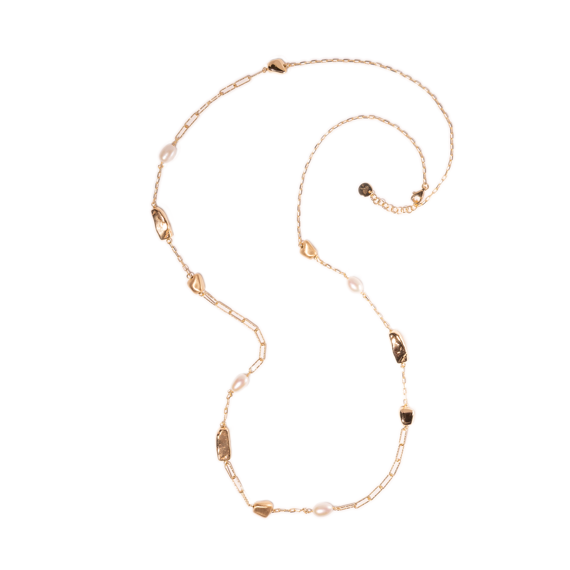 COLLANA LUNGA CAREZZE DI VITAE CON PERLE