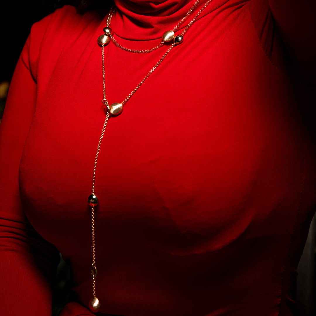 COLLANA CHICCHE DI VITAE LUNGA A CATENA PENDENTE