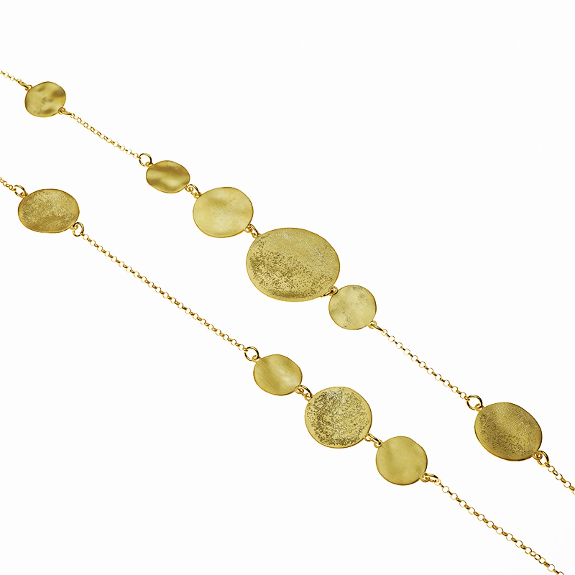 Collana Brillante e Scintillante da Donna in Argento 925 Design Rotondo