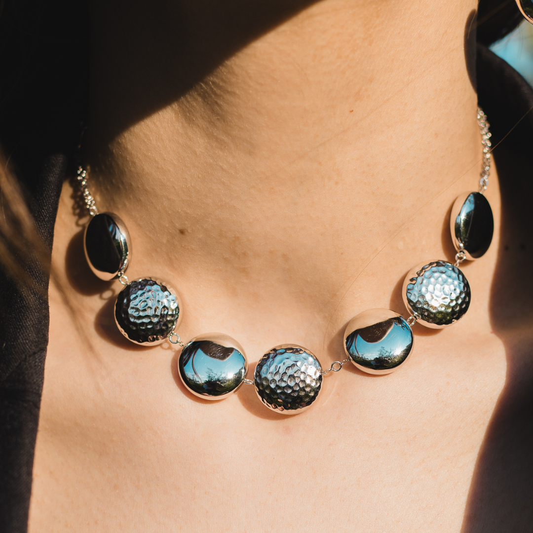 COLLANA HARMONIA VITAE ELEMENTI GRANDI 3 FILI