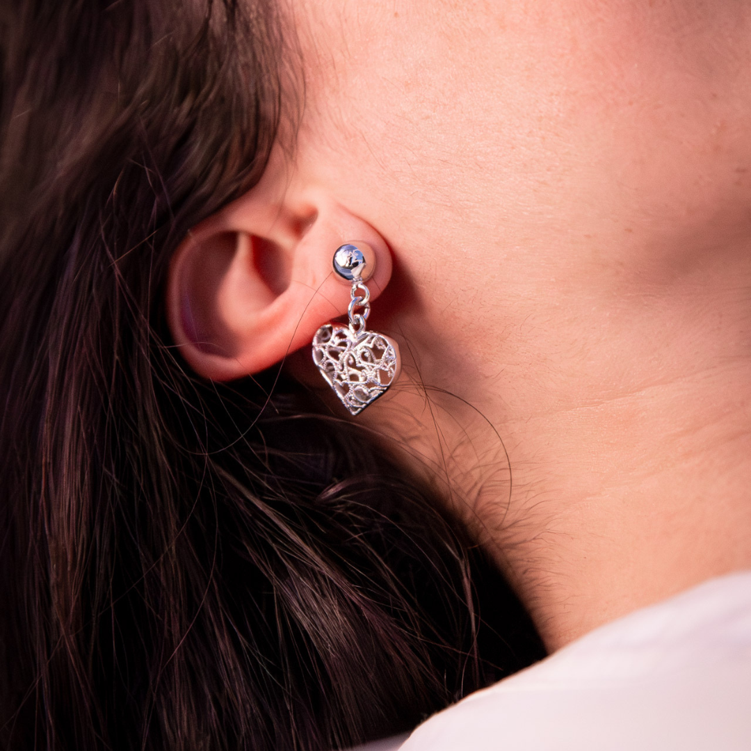 ORECCHINI CUORI DI VITAE