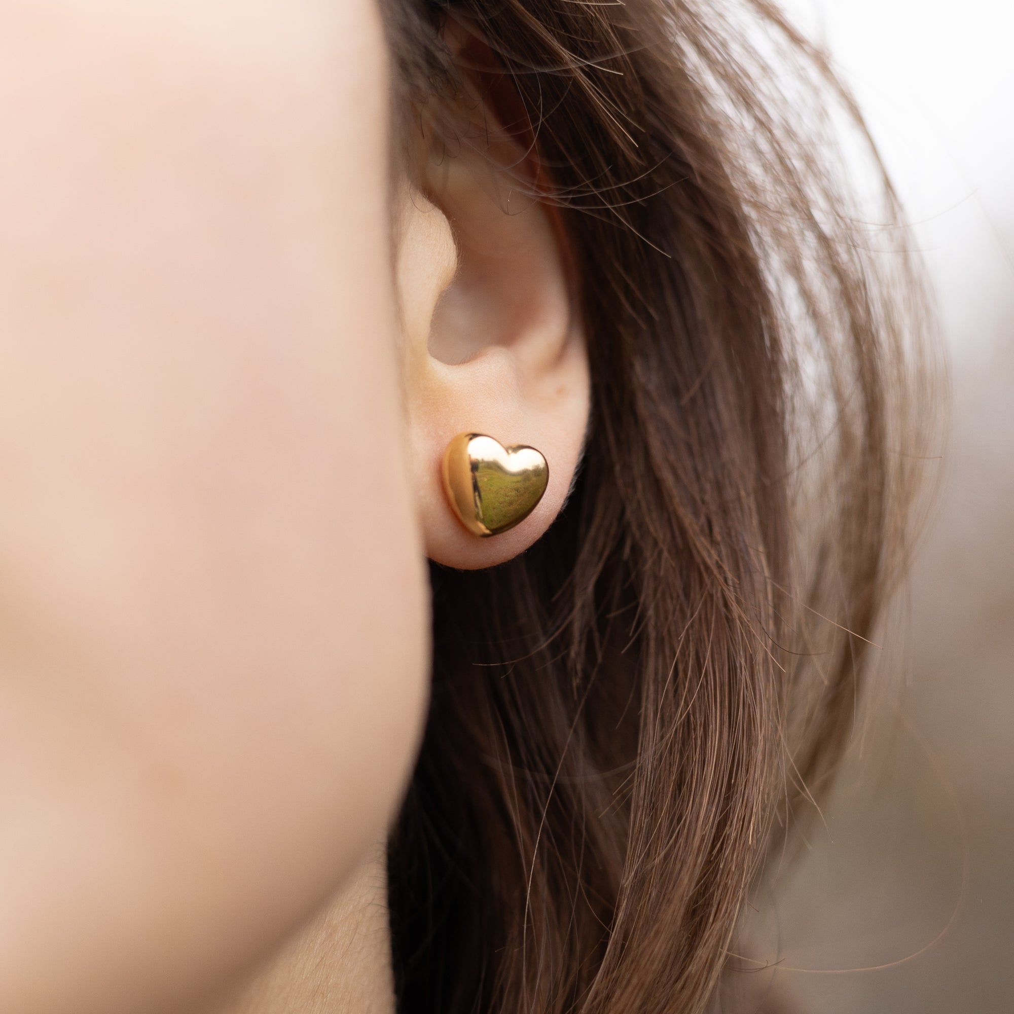 ORECCHINI CUORE BOMBATO