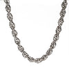 COLLANA ESSENTIA IN ARGENTO MAGLIA TONDA TRIPLA INTRECCIATA