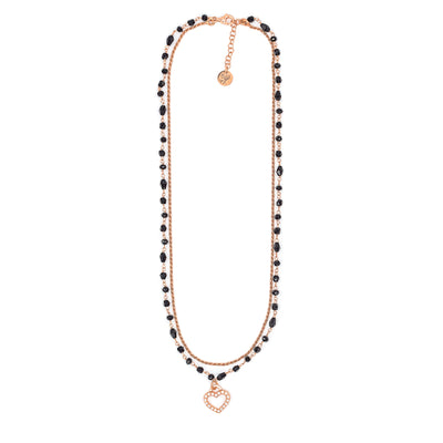 COLLANA CRISTALLI CON CUORE