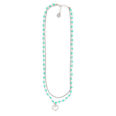 COLLANA CRISTALLI AZZURRI