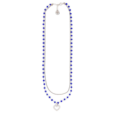 COLLANA CRISTALLI CON CUORE