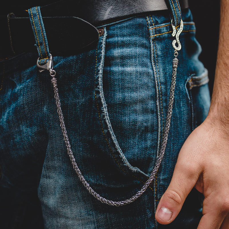 CATENA PER PANTALONI UOMO MAGLIA SPESSA