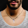 COLLANA CROCE CON CHIODO