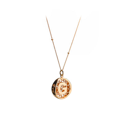 COLLANA ALPHABETUM MEDIUM COLORE ORO