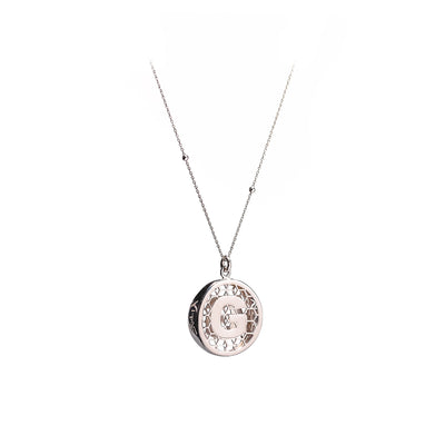 COLLANA ALPHABETUM MEDIUM COLORE ARGENTO