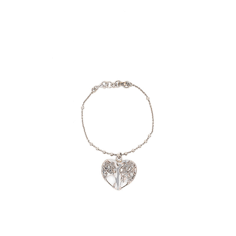 BRACCIALE CATENA CON CIONDOLO ALBERO VITA CUORE