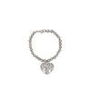 BRACCIALE PALLINE CON CIONDOLO ALBERO VITA CUORE