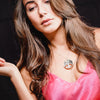 COLLANA MEDIUM CON CIONDOLO ALBERO VITA TONDO ARGENTO