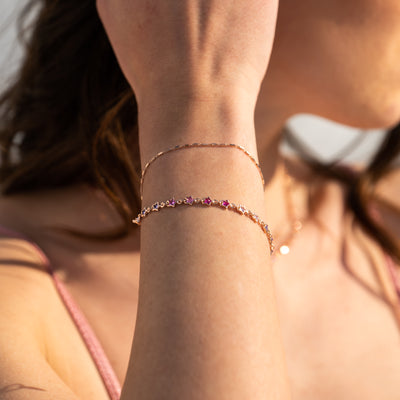 BRACCIALE RAINBOW CON CRISTALLI MULTICOLOR